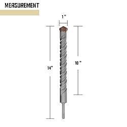 TANG SDS Plus 1 Inch x 13-3/4 Inch Roatry Hammer