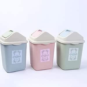 GFQH Bote De Basura Creativo Mini Papelera De Escritorio Bote De Basura