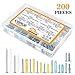 VIGRUE Drywall Anchors Self Tapping Screws Drywall Ribbed Anchors Assortment Kit 200 Pieces