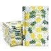 UCGOU Bubble Mailers 4x8 Inch Pineapple Designer 50 Pack Poly Padded Envelopes Small Business Mailing Packaging Self Seal Waterproof Boutique Mail Shipping Bags for Jewelry Makeup Supplies #000