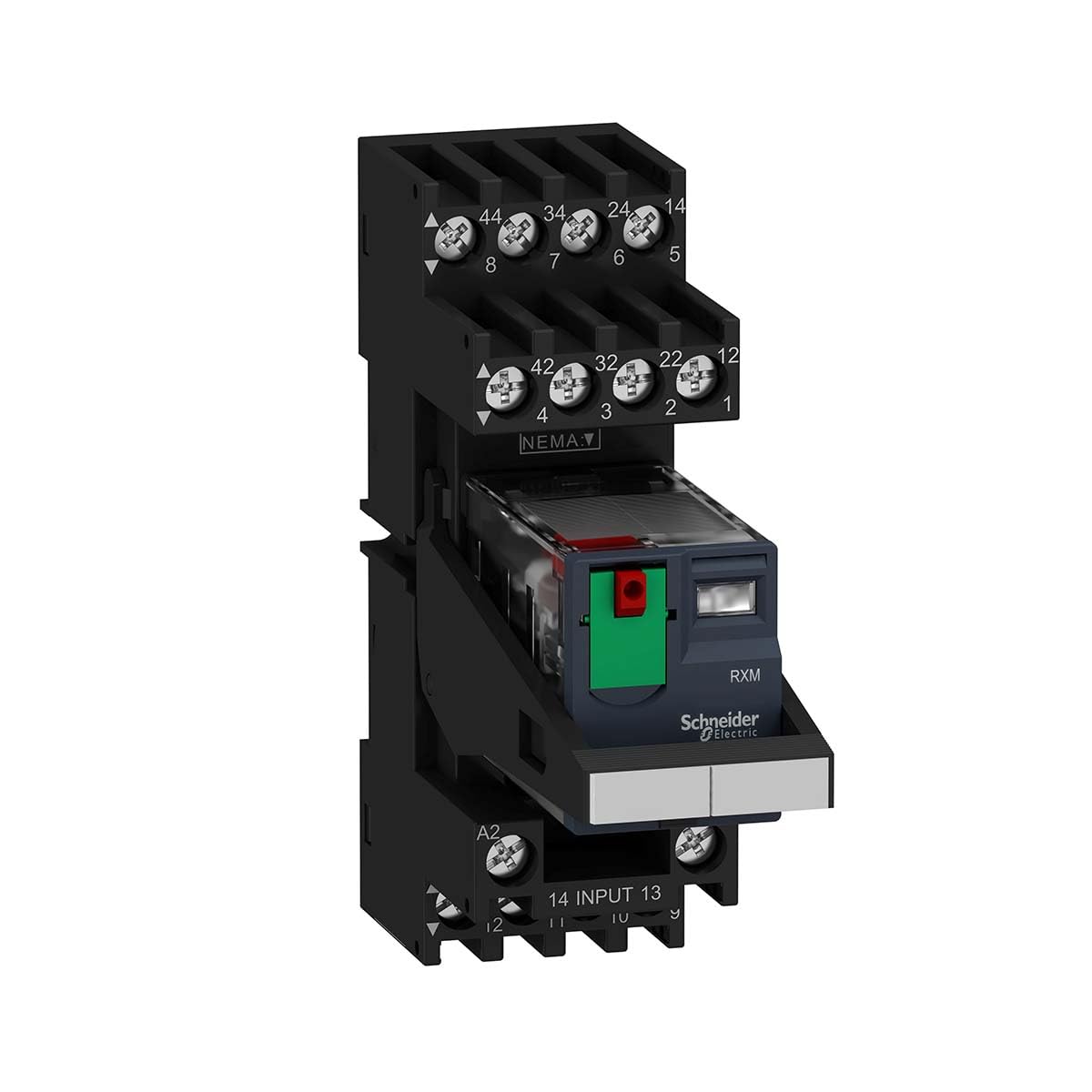 Relé RXM con LTB + LED y Zócalo de Termi