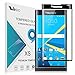 BlackBerry Priv Screen Protector, Vikoo Full Screen Coverage 9H-Hardness Tempered Glass Screen Protector, Ultra-thin Shatterproof Anti-Scratch HD Clear Ballistic Glass Screen Protector (Black)
