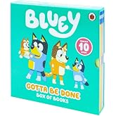 Bluey Gotta Be Done! 10 Picture Books Story Collection Box Set (Typewriter, Swim School, Shadowlands, My Mum is the Best, Mum School, Daddy Robot, Daddy Putdown, My Dad is Awesome, Camping, Baby Race)