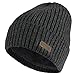 Vmevo Wool Cuffed Plain Beanie Warm Winter Knit Hats Unisex Watch Cap Skull Cap