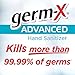 Germ-X Advanced Hand Sanitizer, Aloe, Pump Bottle, 33.80 Fluid Ounce (Pack of 4)