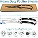 NOVASKO Premium Heavy Duty Spring Loaded Poultry Shears (Plain Box)