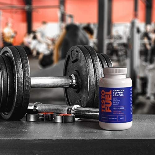 TestoFuel 120 T-Booster Pills - Test Booster for Men - 100% Natural Ingredients - Contributes to Normal Testosterone Levels & Muscle - Vitamin, Fenugreek & Magnesium Booster
