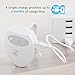 Rechargeable Toilet Light with 8 Color Changes，Motion Activated in Darkness Only，New appearance with IP67 Waterproof Design，JC Porter