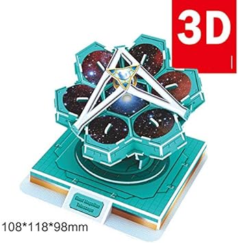 Leoie 3D Three-Dimensional Paper Aerospace Globe Solar System Puzzle Educational DIY Toy Gift for Children Adult 7#