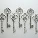 20PCS Assorted Large Vintage Skeleton Keys (2 Styles) - 3 1/4