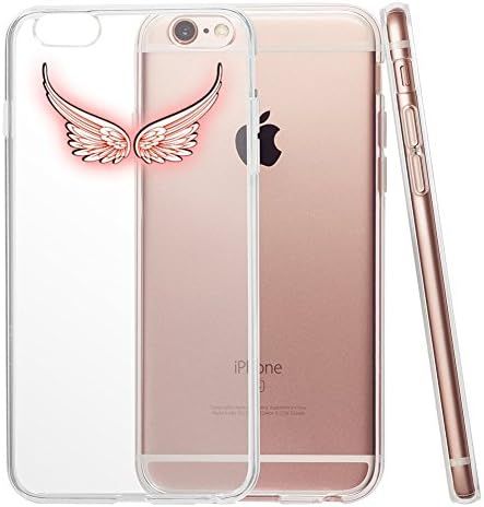 Deniseles Beautiful Angel Wings Like Angel Flying Wings Sculpture TPU Case For iPhone 6 Plus/6s Plus
