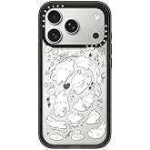 CASETiFY Impact iPhone 17 Pro Case [Slim/Compatible with Magsafe / 8.2 ft. 4X Military Grade Drop Protection] - Just Some Buns - Clear Black