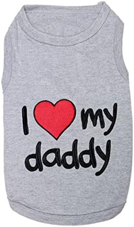 Hestio Pet Dog Cute Soft Summer Vest T-Shirt Puppy Costumes Clothes Outfit (XXL, grey)