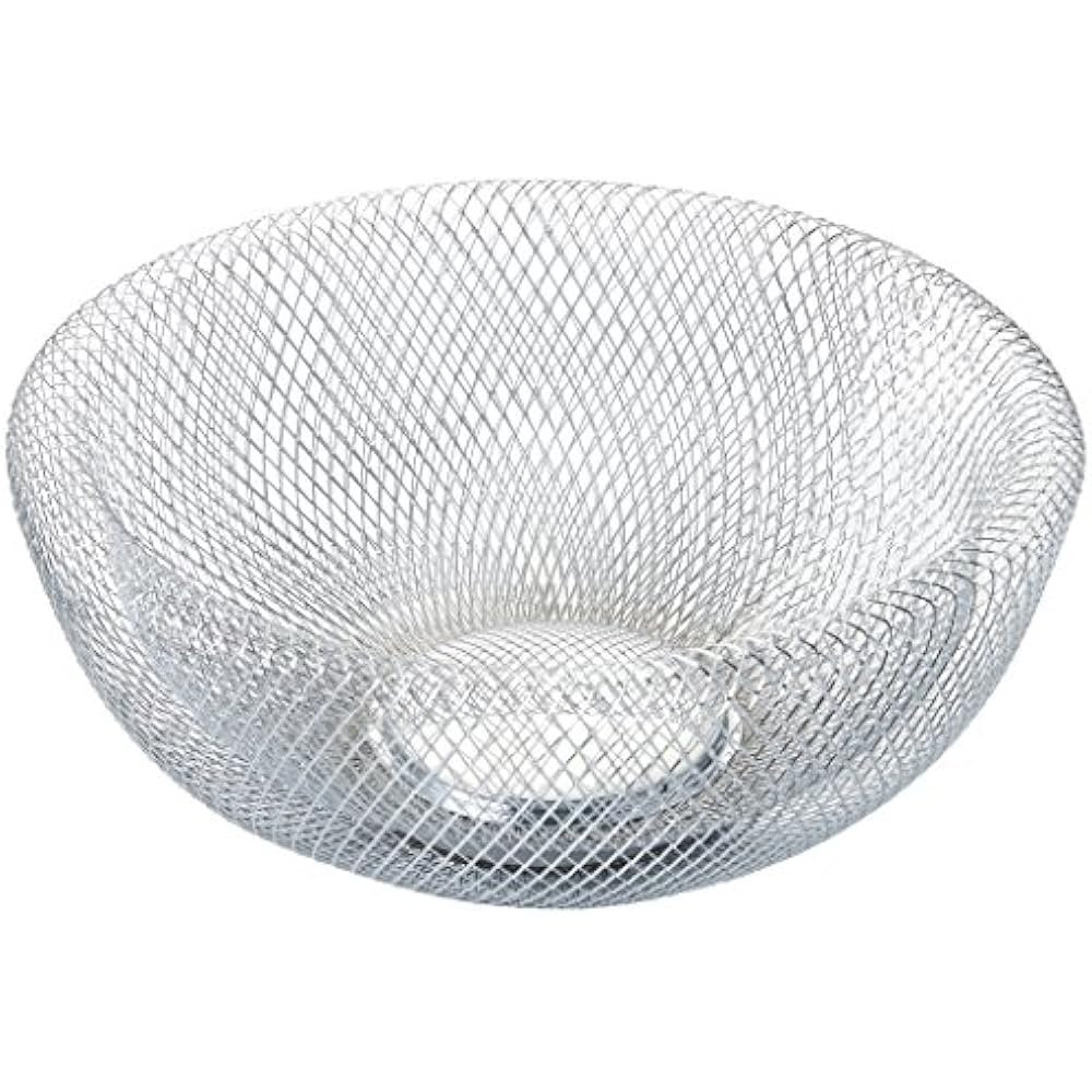 7520CHM Double Wall Mesh Chrome Decorative And Fruit Bowl, 3.5 Quart/10