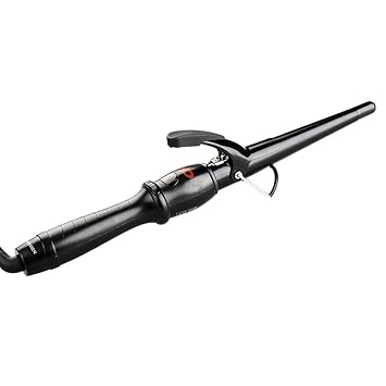 tapered curling wand with clamp