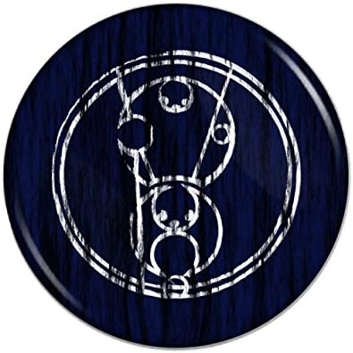 Doctor Who- Inspired BAD WOLF in Gallifreyan button