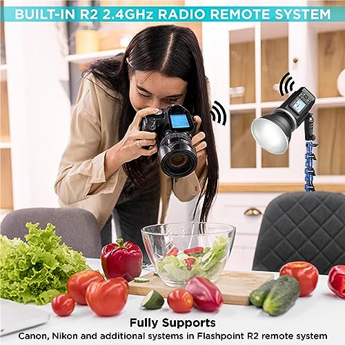 Flashpoint XPLOR 600 TTL Liion BatteryPowered HSS Strobe Light With