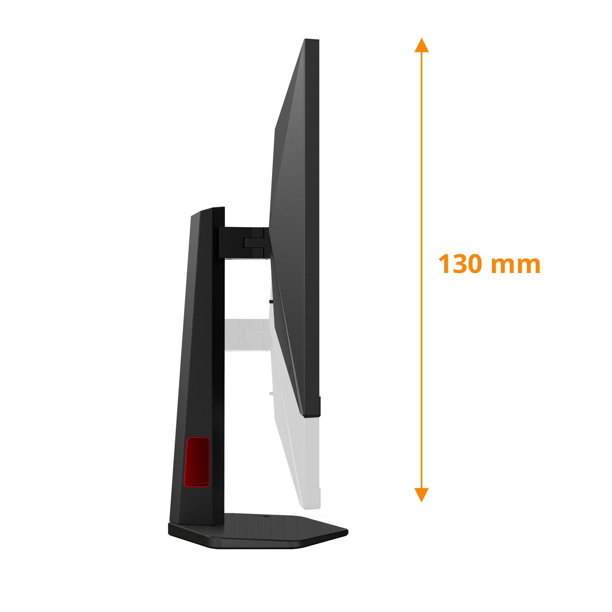 Aoc 27G4Zr 27 Inch Fhd Monitor 260Hz, Fast Ips Panel, 0.3Ms Mprt, Adaptive Sync, Hdr10, G-Sync Compatible, Height Adjustment, (1920X1080 Hdmi 2X 2.0 Dp) Black - View 5