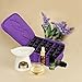 Queentools 30-Bottles Essential Oil Carrying Case - for Travelling Oils Display, Organizer Bag with Double Zipper, Contains 5ml,10ml,15ml Bottles (Purple)