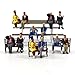 P4803 24 pcs All Seated Figures O scale 1:48 Painted People Model Railway NEW