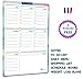 Magnetic Dry Erase Board- To Do List-Weekly Planner Magnetic Refrigerator Calendar-Smart Planner Grocery Shopping List-Schedule Board-Multipurpose Whiteboard for Fridge