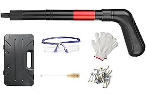 OPERMAXER Manual Steel Nails Gun Tool, Concrete Nail Gun, Mini Portable Nail Shooting Machine with 20 Nails, Nail Wall Fastening Tool for Cement Wall, Household Woodworking