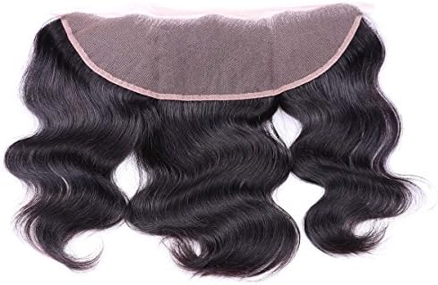 IUEENLY Brazilian Body Wave 13x4 Ear To Ear Full Lace Frontal Closure Free Part Unprocessed Virgin Human Hair Lace Frontals Natural Color 12inch