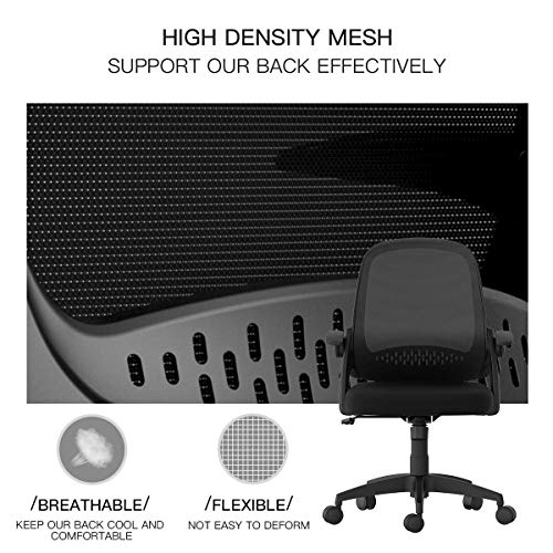 Hbada Home Office Chair Work Desk Chair Comfort Ergonomic Swivel Computer Chair with Flipup
