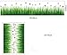 Alrens_DIY(TM) Cute Ladybugs Green Grass DIY Vinyl Baseboard Wall Sticker Home Decoration Kids Nursery Room Kindergarten Mural Living Room Decorative Decal