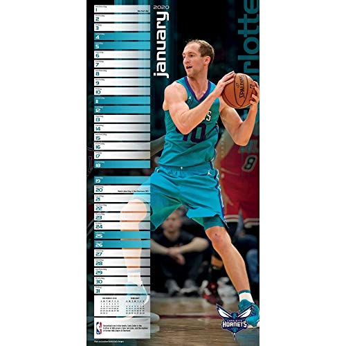 2020 Charlotte Hornets Team Wall Calendar, by Turner Licensing