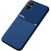 Kepuch Mowen Case Cover Bumper Built-in Metal Plate for Samsung Galaxy M51 - Blue