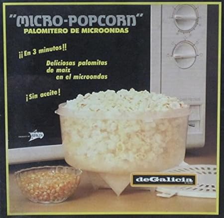 Compra PALOMITERO DE MICROONDAS PLASTICO DE GALICIA en Amazon.es