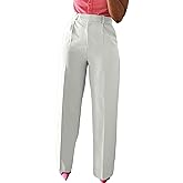 Cheroma Dress Pants for Women Wide Leg High Waisted Straight Slacks Work Trousers