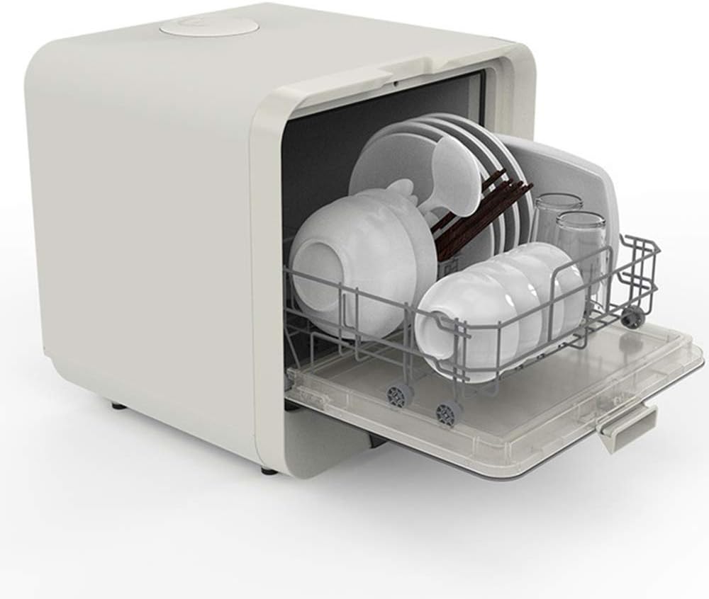 Mini Dishwasher, Desktop, Household Automatic Water Inlet Intelligent Automatic Washing Machine, Fast Cleaning, Touch Operation,high Temperature Sterilization, Drying