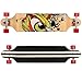 RIMABLE 41 Inch Drop Deck Complete Longboard (Fashion Eye)