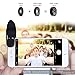 AMIR Phone Camera Lens, Upgraded Version Compatible iPhone 7 Plus Lens 110° Super Wide Angle Lens + 20X Macro Lens (Attached Together) Compatible with iPhone X / 7 Plus / 8, Most Smartphone