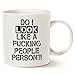 MAUAG Coffee Mug Cup, White 14 Oz