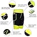TrainingGirl Women's Hot Neoprene Sauna Sweat Shorts with Pocket Weight Loss Slimming Pants Workout Body Shaper Yoga Leggings (Black Hot Sauna Shorts, M)