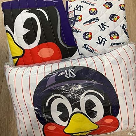 Amazon Co Jp ヤクルトスワローズ しまむら つば九郎 敷きパッド 2種 枕 セット ホビー