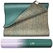 Natural Jute Yoga Mat Eco-Friendly Non-Toxic Reversible Organic Jute – Carry Stretching Strap – Extra Long 72 Inch – 5mm Thick – All Types Yoga – Vegan Mat Yoga (Moss)thumb 1