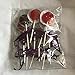 Barney Purple Dinosaur Lollipops, One Dozen 12 pcs with Purple Ribbon Bows, 4 inch lollipop w stick , 1.5 inch diameter candy sucker