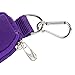 Hipiwe Essential Oil Key Chain Carrying Case - Holds 10 5/8 Dram (2 ml) Vials Bottles - Portable Essential Oils Keychain Pouch Kit Travel Bag for Oil Bottles(without bottles) (Purple)