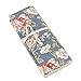 Teamoy Knitting Needles Holder Case(up to 14 Inches), Rolling Organizer for Straight and Circular Knitting Needles, Crochet Hooks and Accessories, Peony - NO Accessories Included