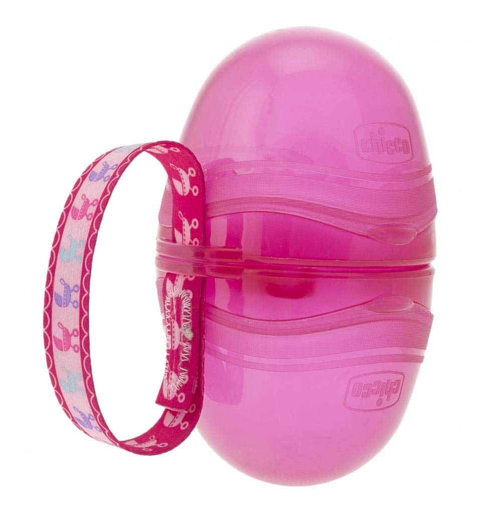 Chicco 2 Dummy Box (Pink)