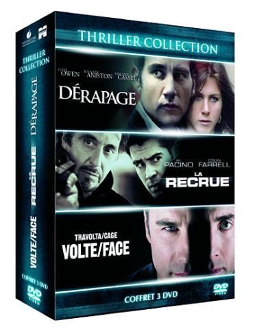 Thriller Collection - Coffret - Dérapage + La Recrue + Volte/Face - Pack