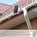 Gutter Mount for Arlo Solar Panel/Arlo Pro 3 Solar Panel/Arlo Ultra Solar Panel/Arlo Essential Solar Panel/Arlo Pro 4 Solar Panel/Reolink Solar Panel(1-Pack,White)