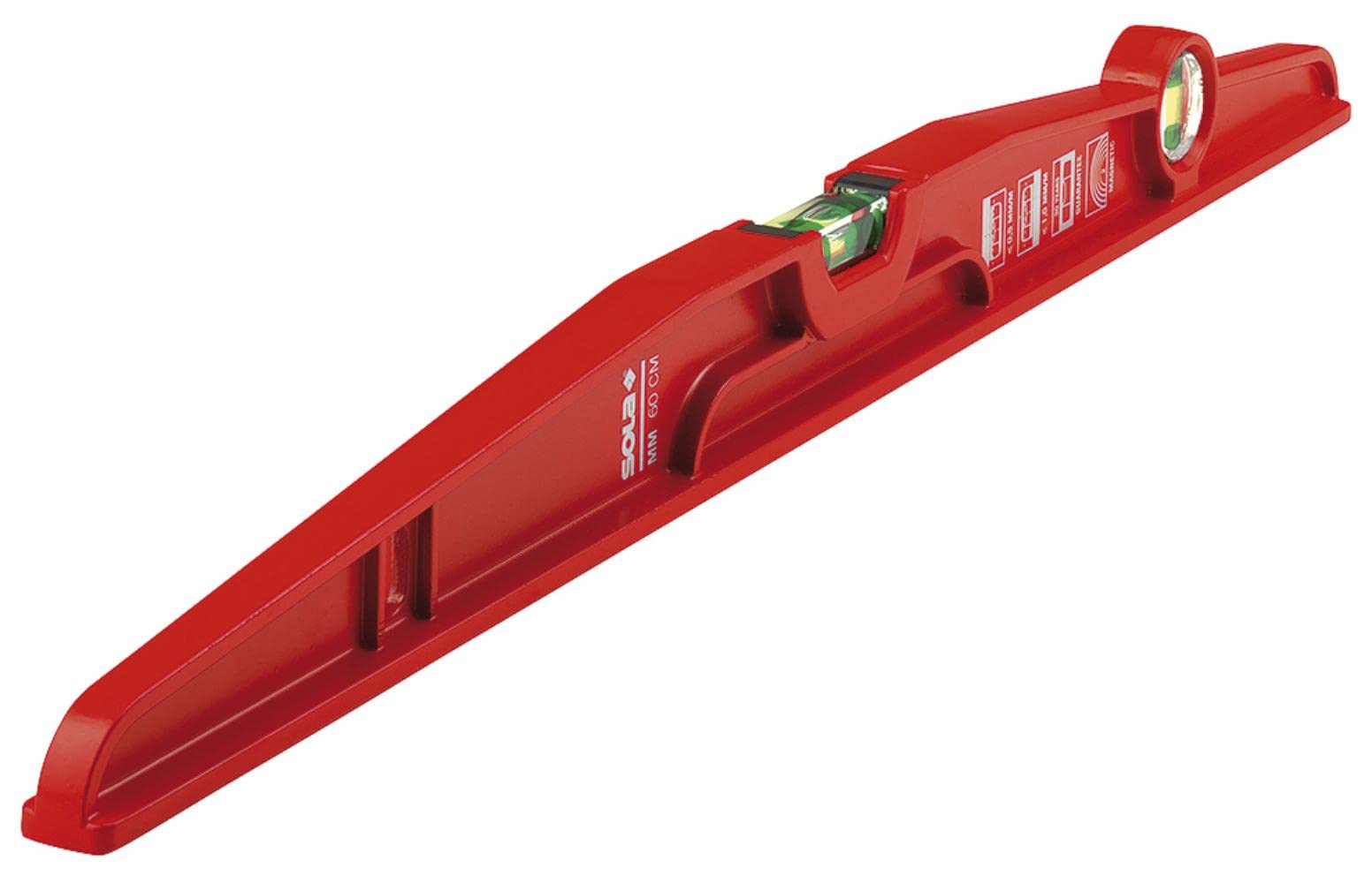 Sola MM 60 60 cm die-cast Aluminium Spirit Level - Red
