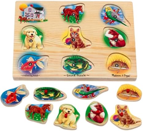 melissa and doug pets sound puzzle