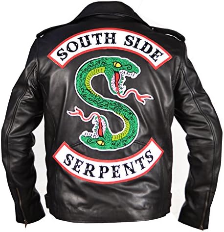 The Jacket Makers Halloween Sales Snake Biker Gang Leather Jacket