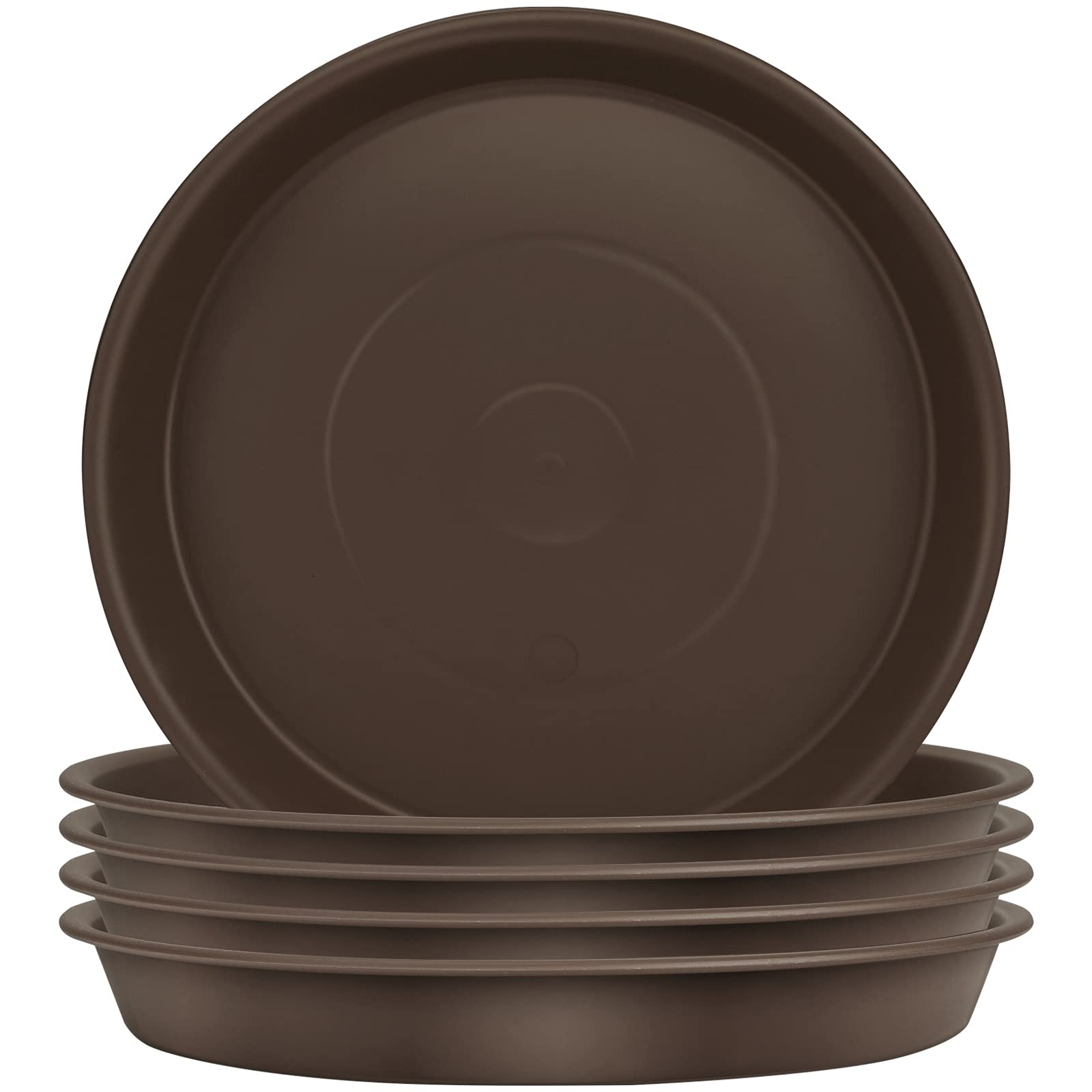 TStarJungle 5 Pack Plant Saucers, Flower Pot Drip Trays for Indoor/Outdoor Plants Garden Saucers Plant Pot Saucer Trays, Surface Protection for Household Plants - 24cm